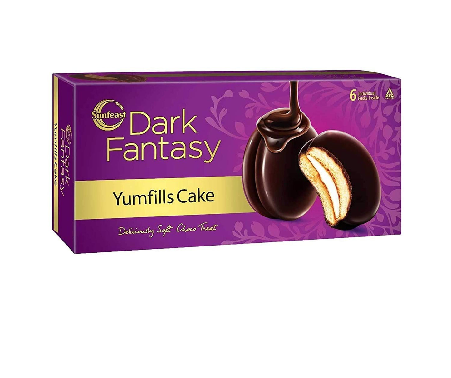 Sunfeast Dark Fantasy Yumfills, 138g, Rich Chocolate Pie Cake