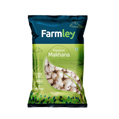 Farmley Premium Phool Makhana Lotus Seeds (Makhana) - 250g Pack