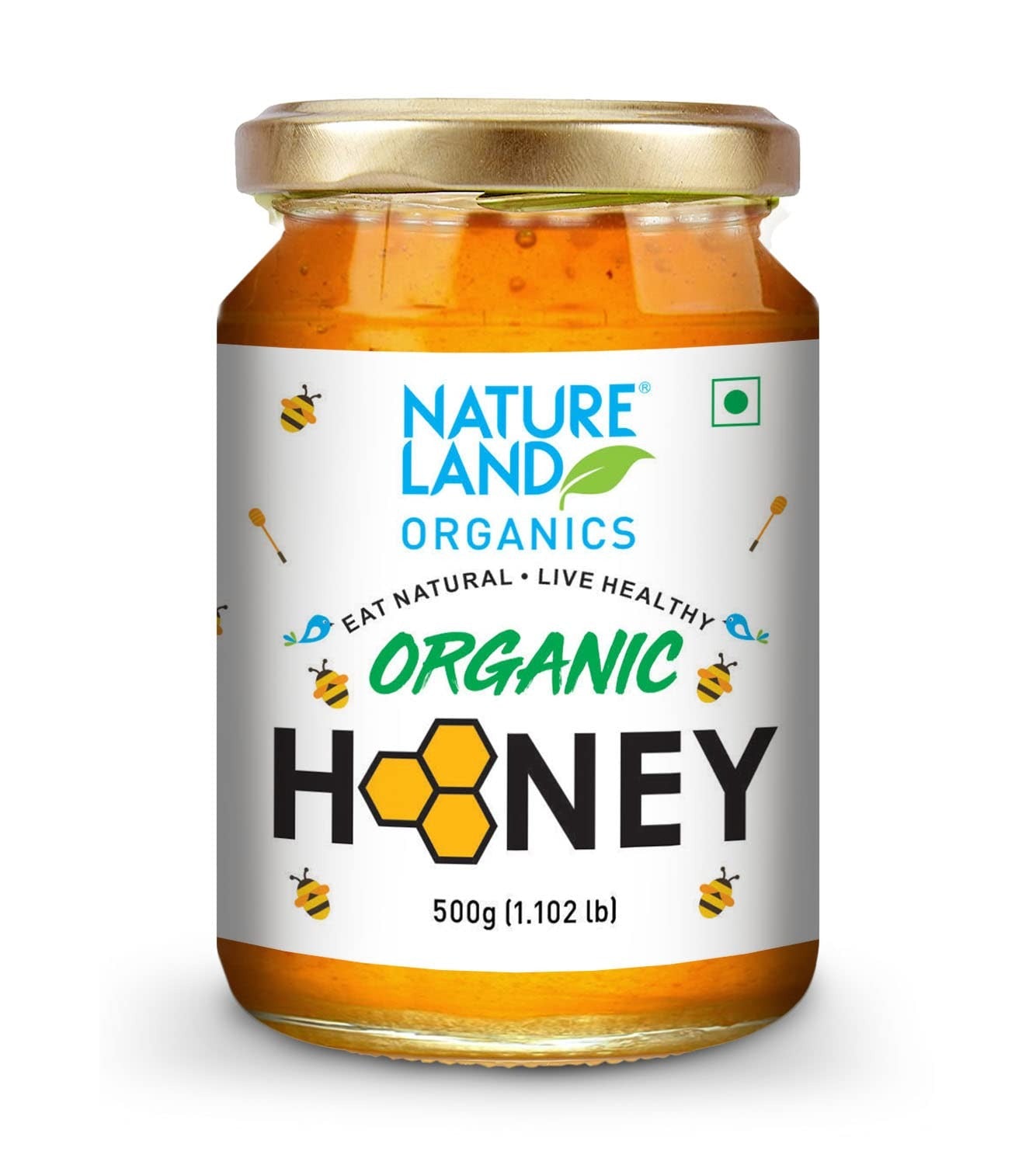 Natureland Organics Honey 500 Gm - Pure - Natural - Organic Honey