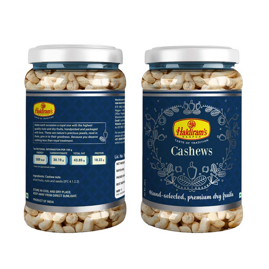 Haldiram's Nagpur Cashew Nuts (Pack of 2-200 gm Each)