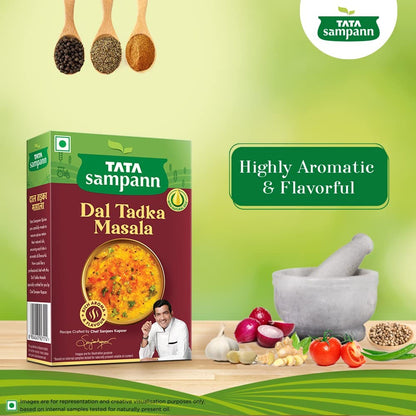 Tata Sampann Dal Tadka Masala with Natural Oils, Crafted by Chef Sanjeev Kapoor, 100g