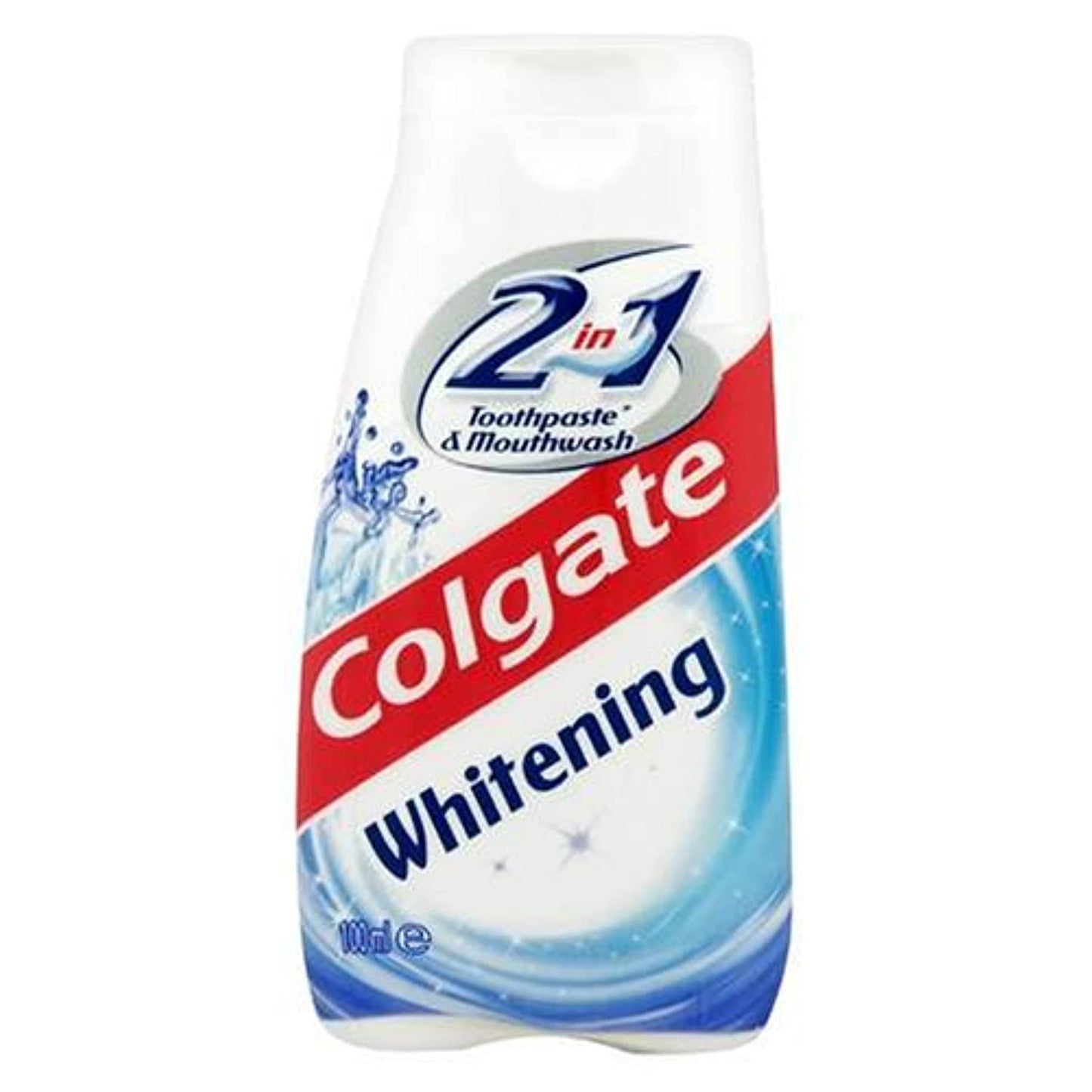 Colgate Whitening 2 in 1 Toothpaste and Mouthwash 100 ml