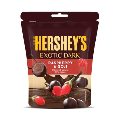 HERSHEY'S Exotic Dark Raspberry &Goji Flavor | Dark Cocoa Rich Chocolates 33.3g