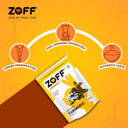 Zoff Turmeric Powder, Fresh Haldi Powder 500 g