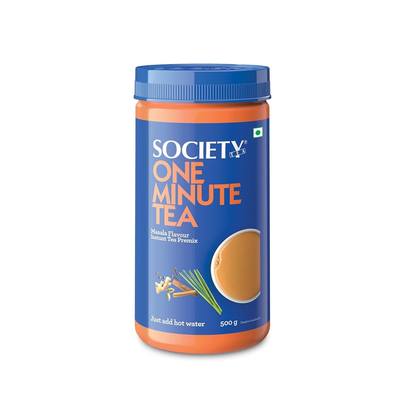 Society Tea OMT Masala Instant Tea Premix 500G Jar