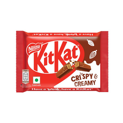 Nestlé KitKat Crispy & Creamy, 4 Finger, Chocolate Coated Wafer, 38.5g