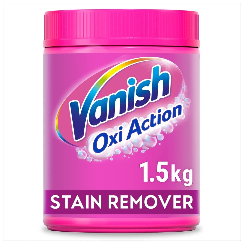 Vanish Oxi Action Colour Safe Powder Fabric Stain Remover, 1.5 kg