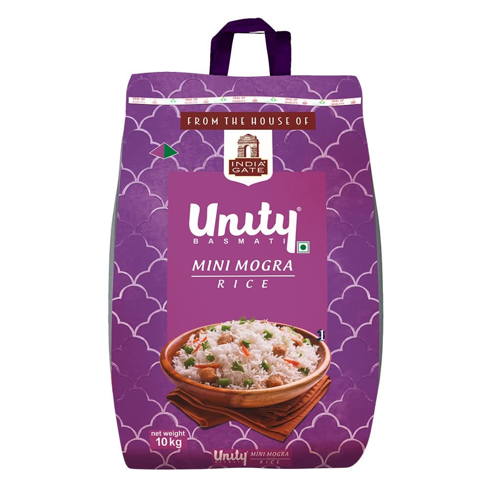 Unity Mini Mogra Basmati Rice, 10 Kg Pack | from The House of India Gate