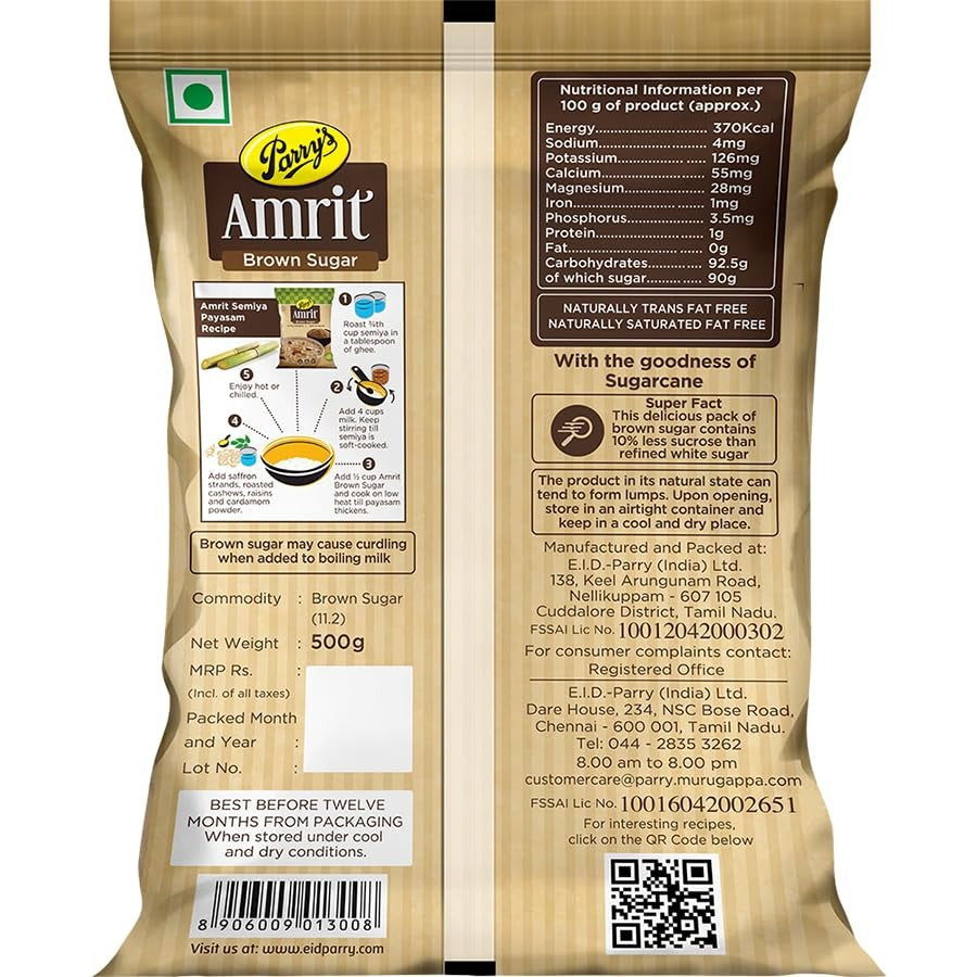 Parry's Amrit Brown Sugar, 500 g