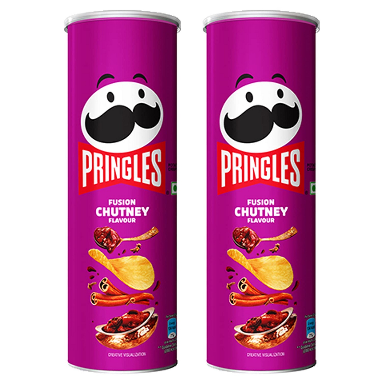 Kellogg's Pringles Fusion Chutney 107 g (Pack of 2)