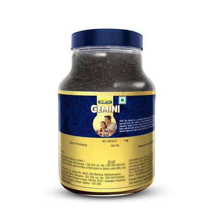 Tata Tea Gemini Black Tea, 1kg, Pet Jar