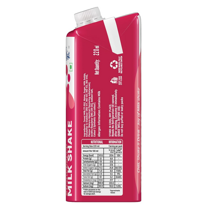 Milky Mist Milk Shake Strawberry Tetra Pack, 220 ml