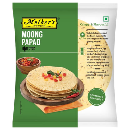 Mother's Recipe Moong Papad 5" Pouch, 180 g