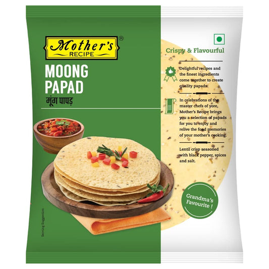 Mother's Recipe Moong Papad 5" Pouch, 180 g