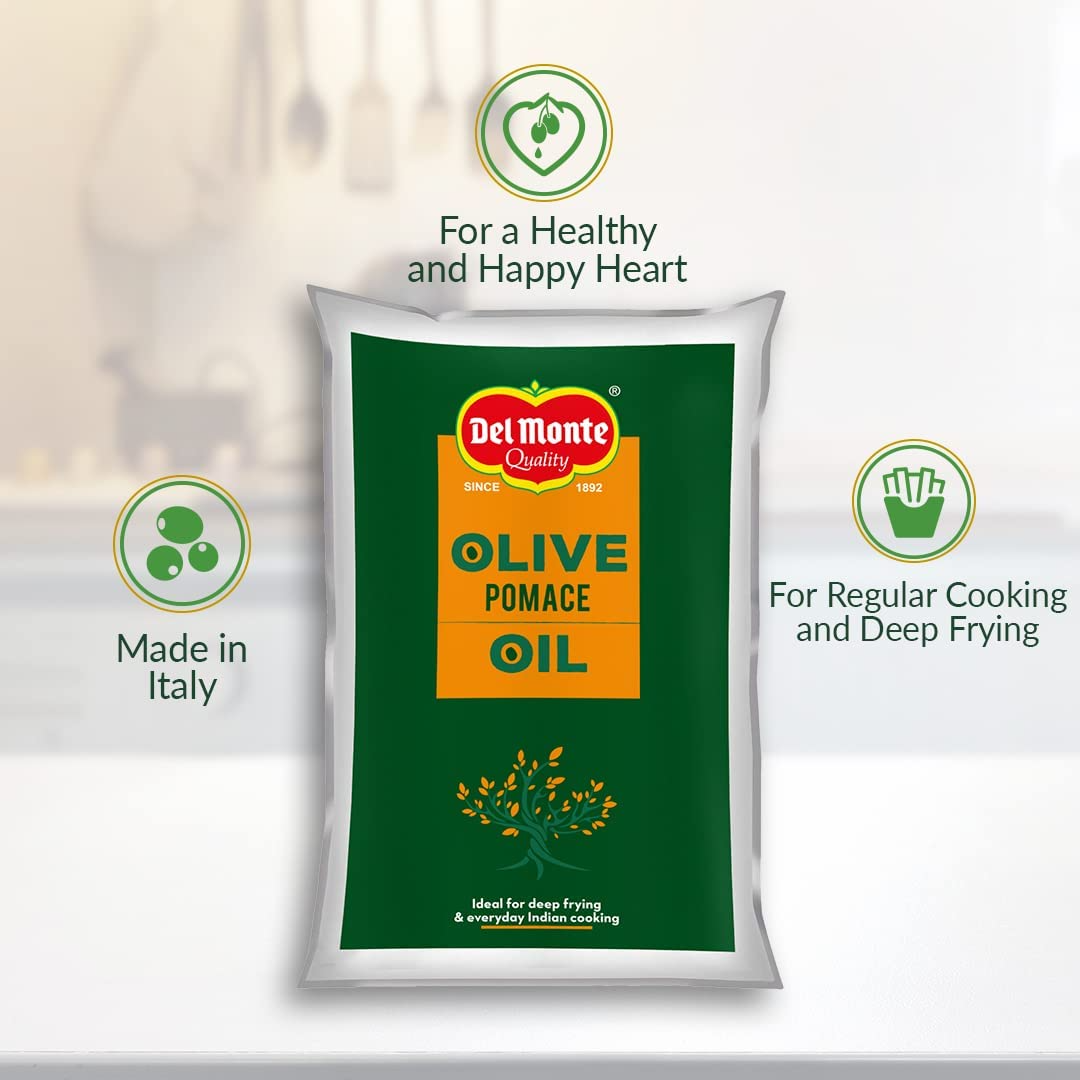 Del Monte Pomace Olive Oil, 1L Pouch