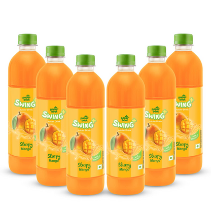 Paperboat Swing Slurpy Mango Juice with Vitamin D, 600 ml Each - Pack of 6