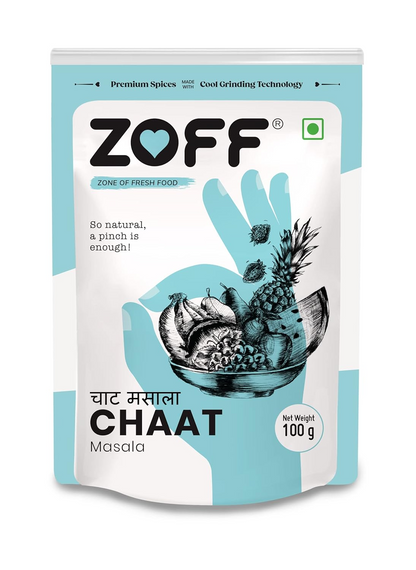 Zoff Masala Combos Chaat, Chole & Garam Masala | Pack of 3 | Exotic Spices Blend| Pure, Natural & Fresh Masala For Cooking | Each 100 gm |  300gm