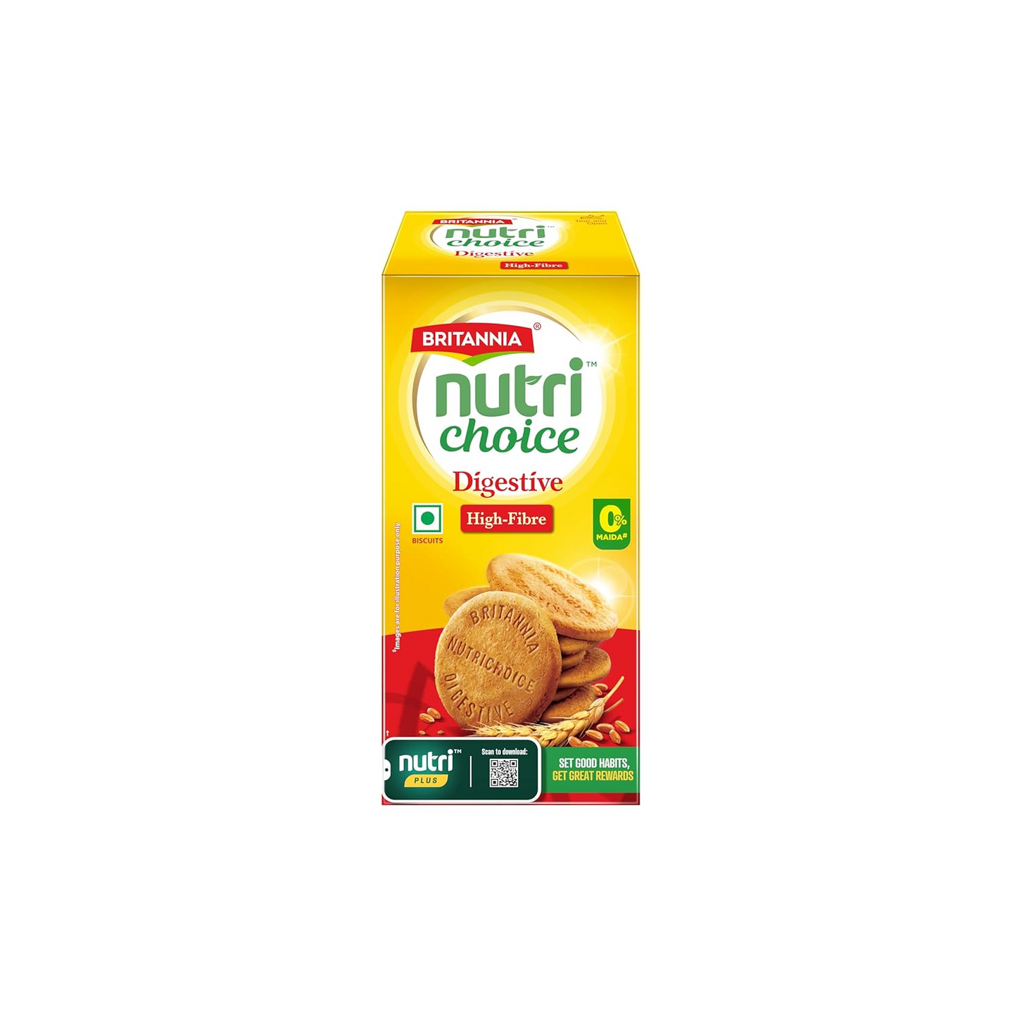 Britannia Nutri Choice Digestive High Fibre Biscuits, 250g