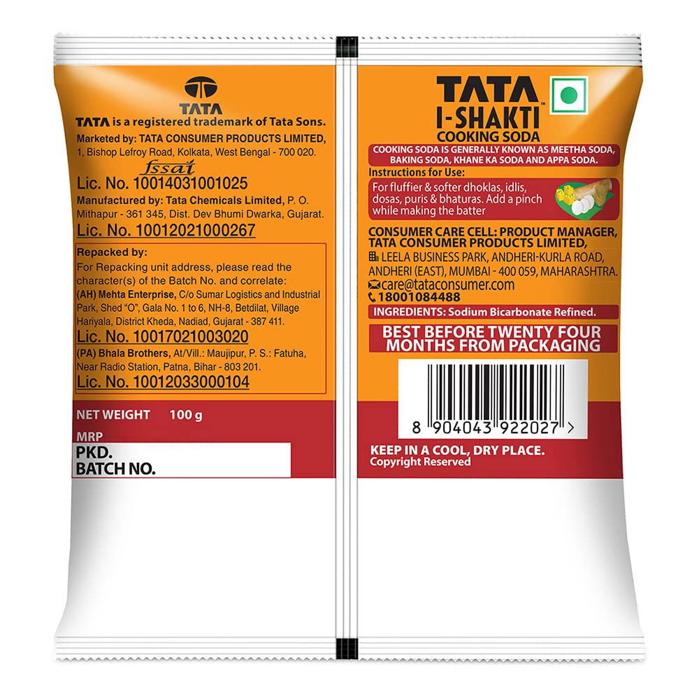 Tata Salt Cooking Soda, 100 g