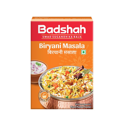 Badshah Biryani Masala - 50g | Unique Blend of Spices for Earthy Aroma & Rich Taste | Spice for Regional & Traditional Recipes