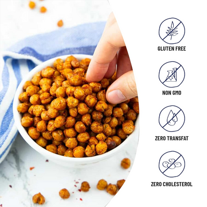 Happilo Premium Super Snack Magic Masala Chickpeas 110g, Crunchy and Delicious, Super Healthy