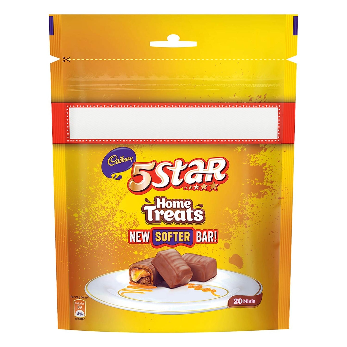 Cadbury 5 Star Chocolate Home Treats Chocolates Bars,191.9 g (Pack of 2)