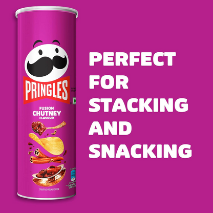 Kellogg's Pringles Fusion Chutney 107 g (Pack of 2)