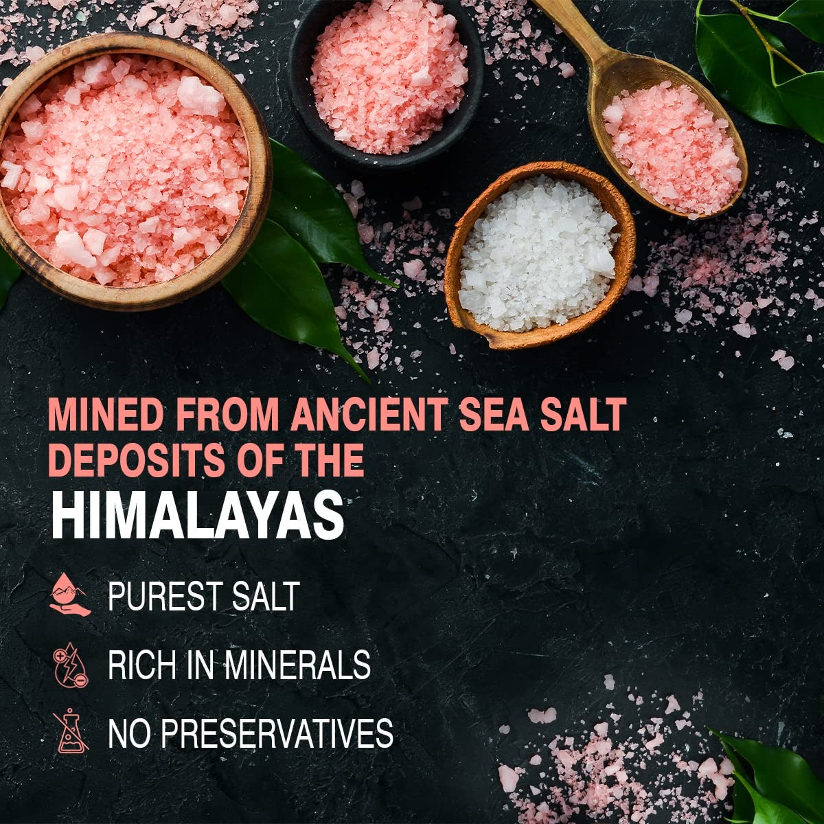 Keya Himalayan Pink Salt 1kg | Mineral rich Salt for Healthy Cooking | Sendha Namak for Healthy Life |