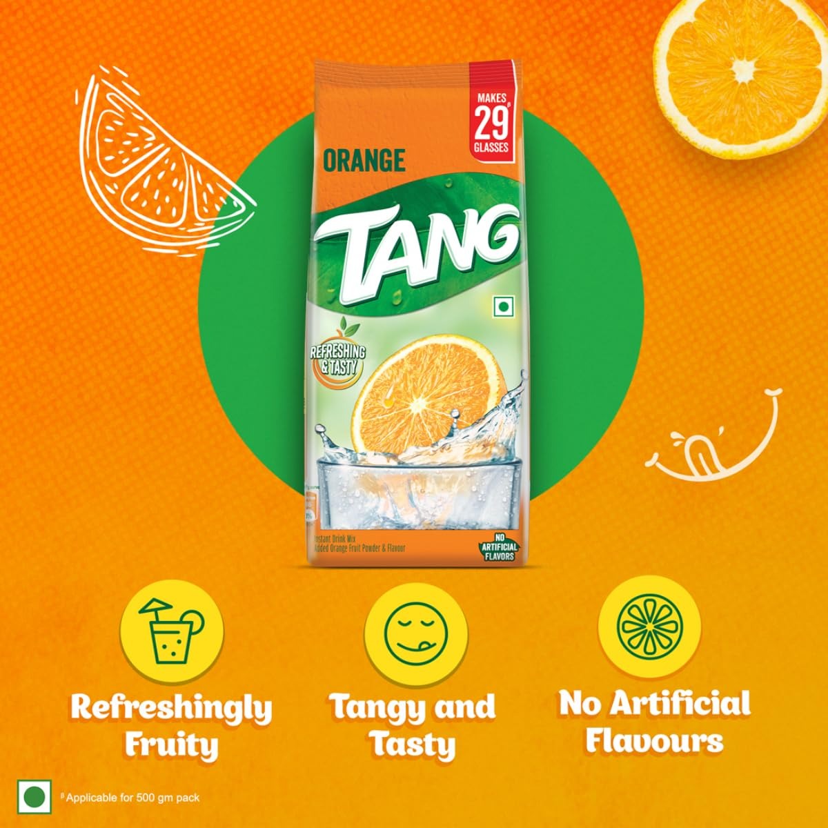 Tang Orange Instant Drink Mix, 750 g