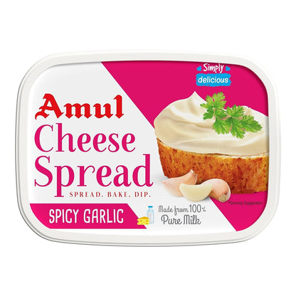 Amul Cheese Spread Spicy Garlic, 200g