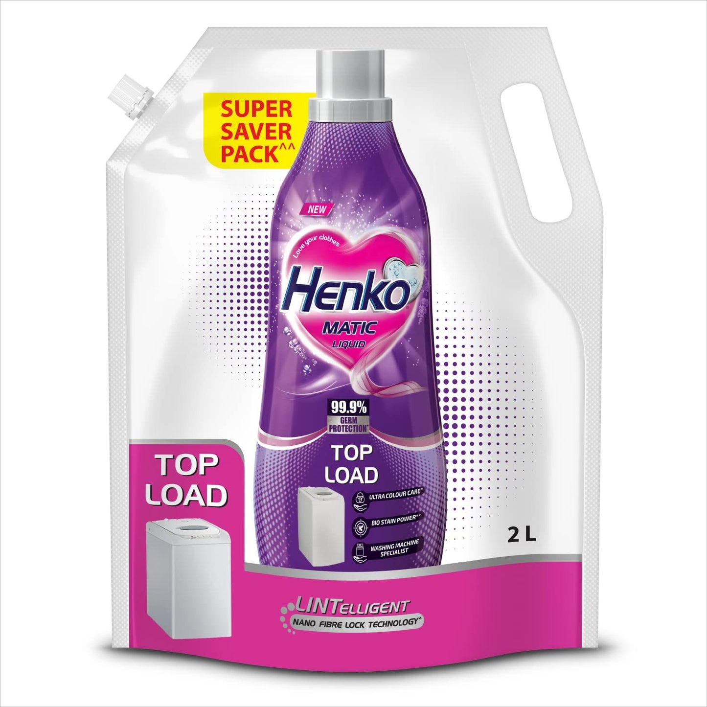 Henko Matic Liquid Top Load Refill Pouch - 2L