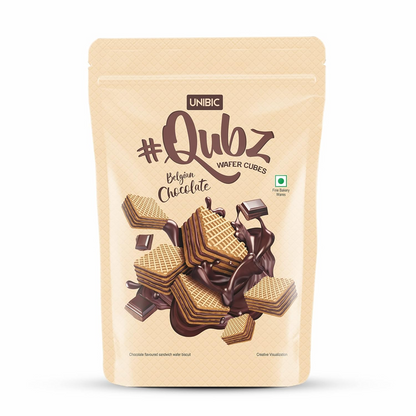 Unibic Qubz Wafer Biscuits 150g | Hazelnut Flavour