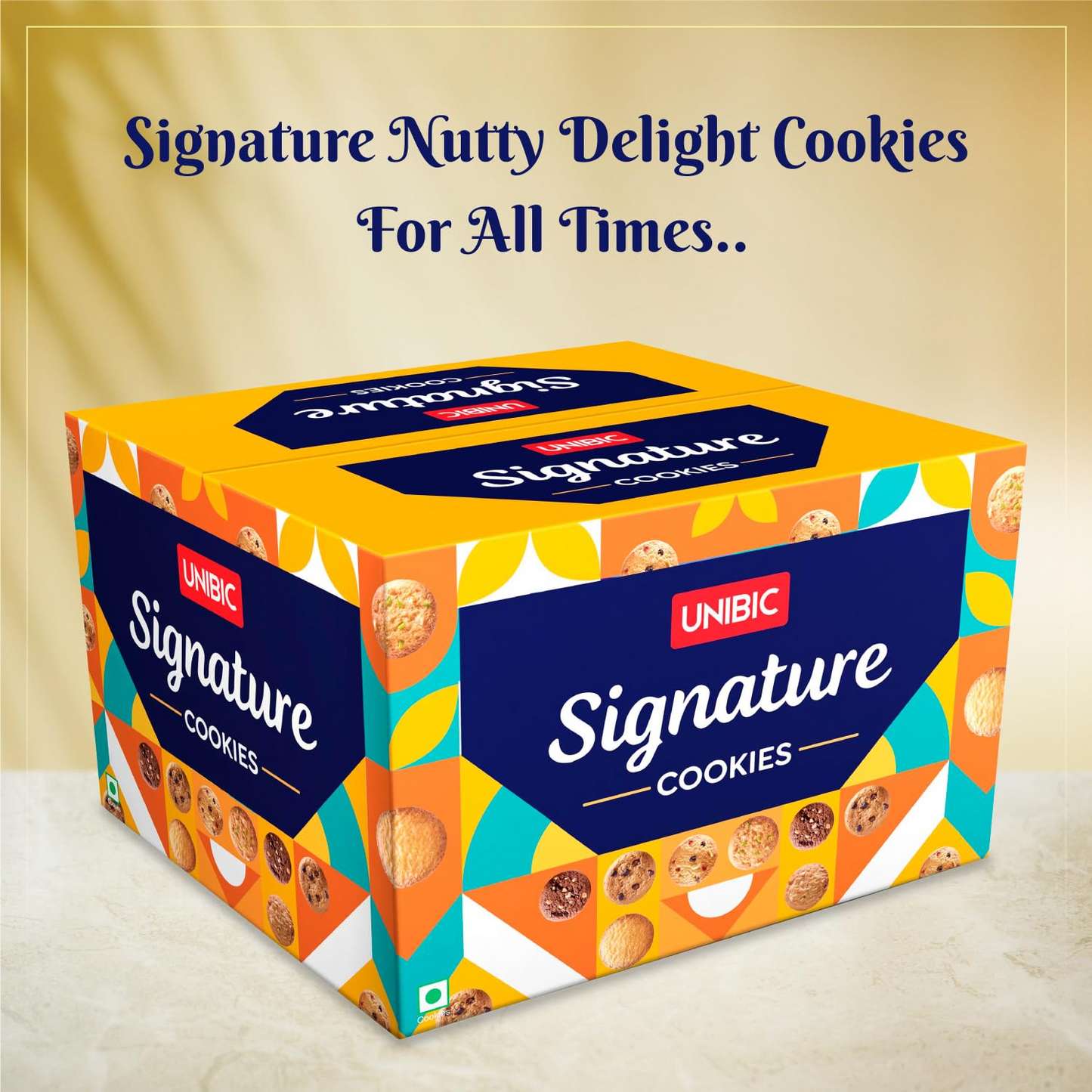 Unibic Signature Collection Cookies | Nutty Delight Combo | Cashew Nut, Choco Nut & Fruit & Nut Cookies | Family Snacks Biscuit | 900gm