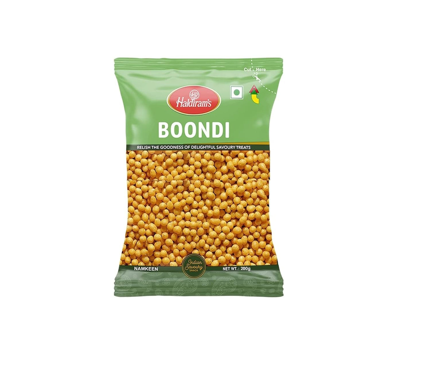 Haldiram's Boondi Plain,(200g+20g Extra) 220g