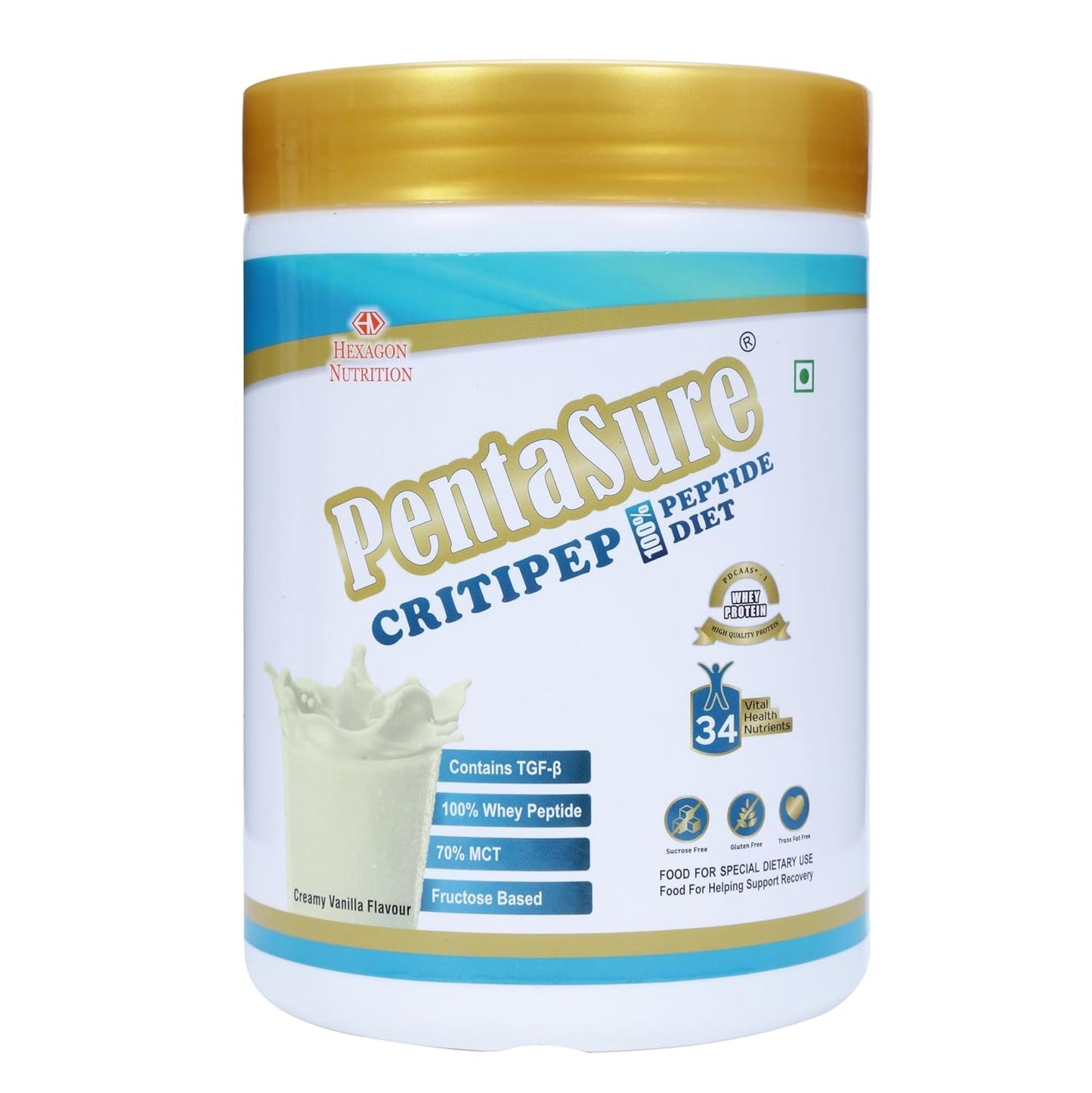 PENTASURE CRITIPEP Peptide Diet - Creamy Vanilla Flavour 400gm