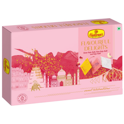 Haldiram's Nagpur Flavourful Delights Assorted Kaju Katli (500 gm)