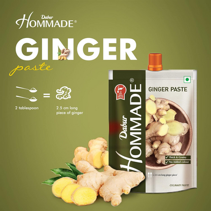 Dabur Hommade Ginger Paste, 200g Pouch