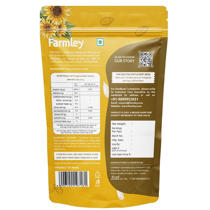 Farmley Premium Sunflower Seeds - 200 gram