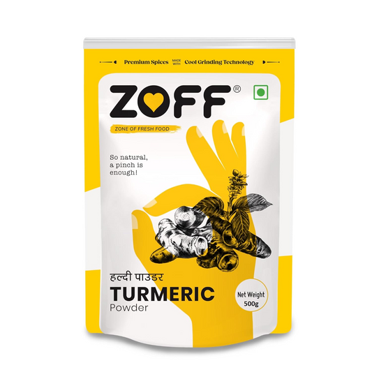 Zoff Turmeric Powder, Fresh Haldi Powder 500 g