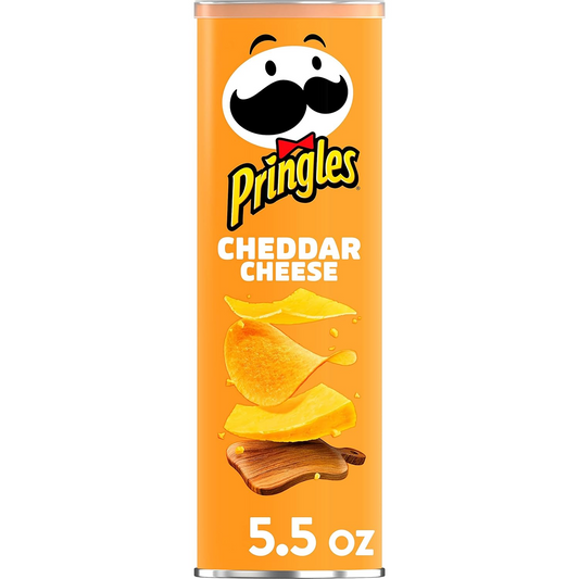 Pringles Potato Chips, Cheddar Cheese, 169g