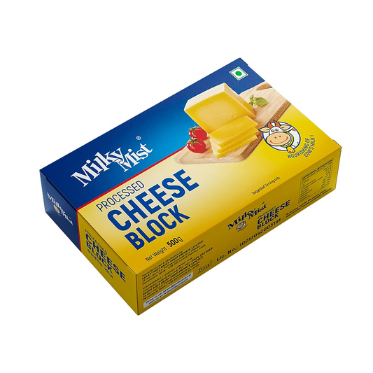 Milky Mist Processed Cheese Block, 500 g