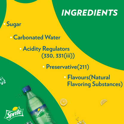 Sprite Lemon-Lime Flavoured Cold Drink | Refreshing Taste | Clear Soft Drink with No Added Colours | Recyclable PET Bottle, 250 ml (Pack of 8)