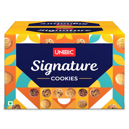 Unibic Signature Collection Cookies | Nutty Delight Combo | Cashew Nut, Choco Nut & Fruit & Nut Cookies | Family Snacks Biscuit | 900gm