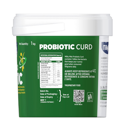 Milky Mist Pro Biotic Curd, 1 Kg