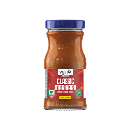 Veeba Classic Marinara Pasta and Pizza Sauce 310g/380g | Fat Free| No Artificial Flavours | No Added Colours