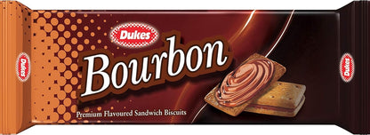 Dukes Bourbon Premium chocolate flavoured sandwich biscuit (135g)