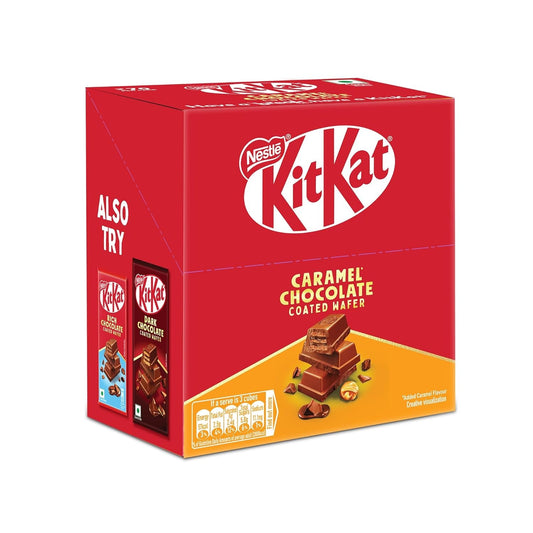 KIT KAT Nestlé Caramel Chocolate Coated Wafer, 50G X 12 Units, 600 G