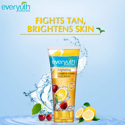 Everyuth Brightening Lemon Cherry Face Wash 150 gm (Pack of 2)