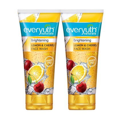 Everyuth Brightening Lemon Cherry Face Wash 150 gm (Pack of 2)