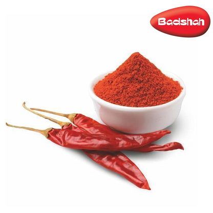 Badshah Kashmiri Red Chilli/Chilly Powder/Natural and Fresh Lal Mirch Powder / 100 Gram/No Preservatives/Pack of 1 / Basic Indian Spices